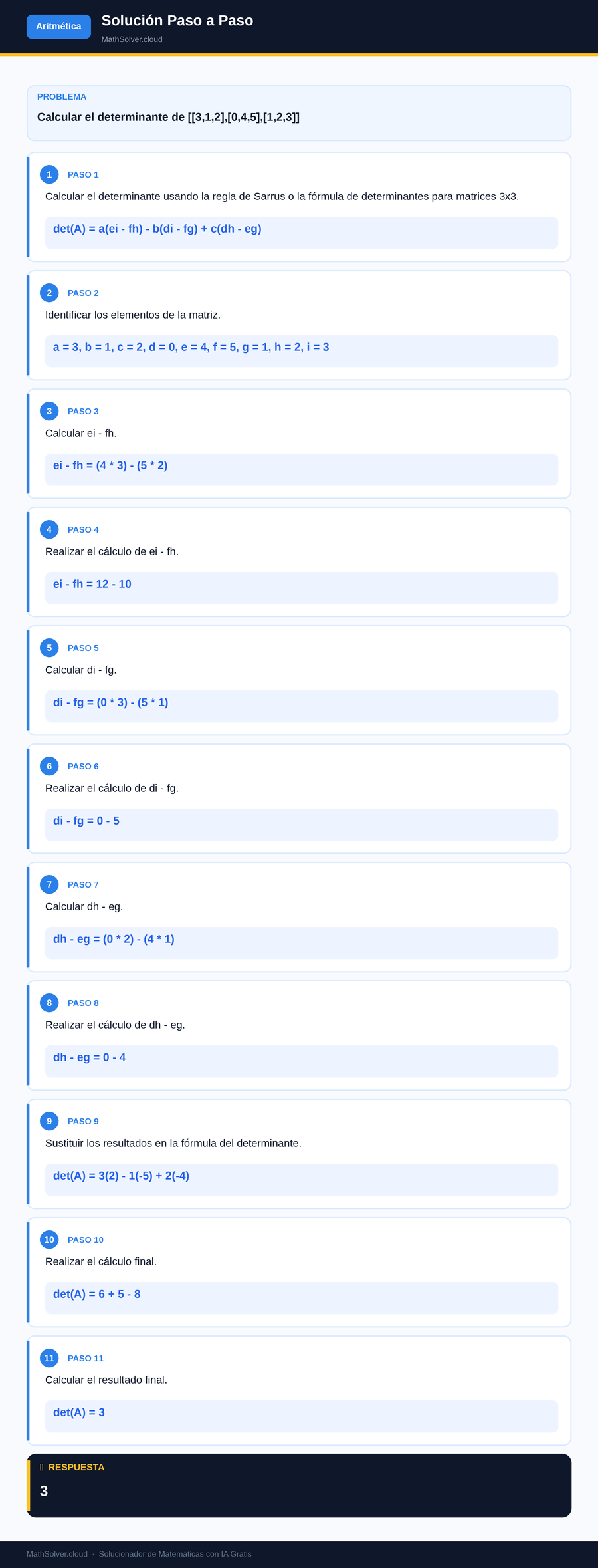 MathSolver resolviendo el ejemplo 1 — Aritmética