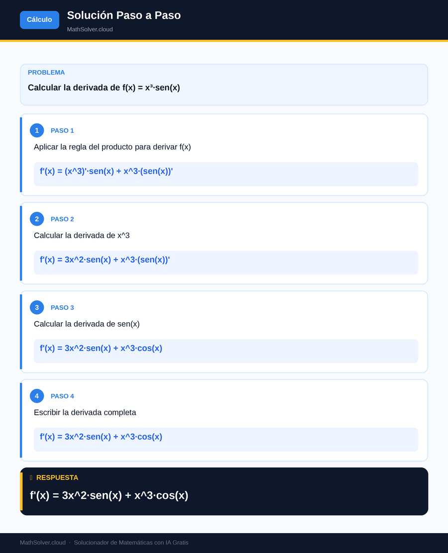 MathSolver resolviendo el ejemplo 2 — Cálculo