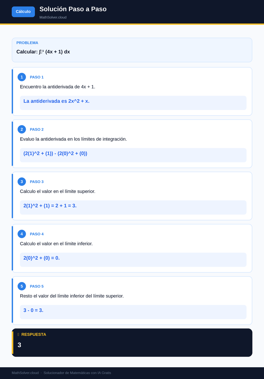 MathSolver resolviendo el ejemplo 2 — Cálculo