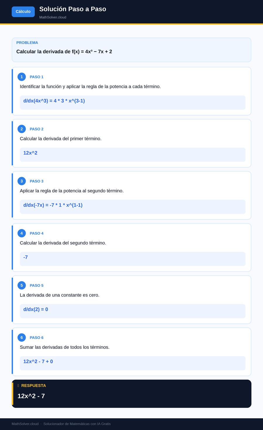 MathSolver resolviendo el ejemplo 1 — Cálculo