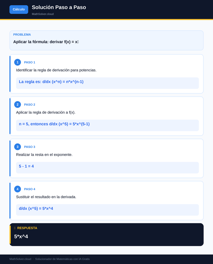 MathSolver resolviendo el ejemplo 1 — Cálculo