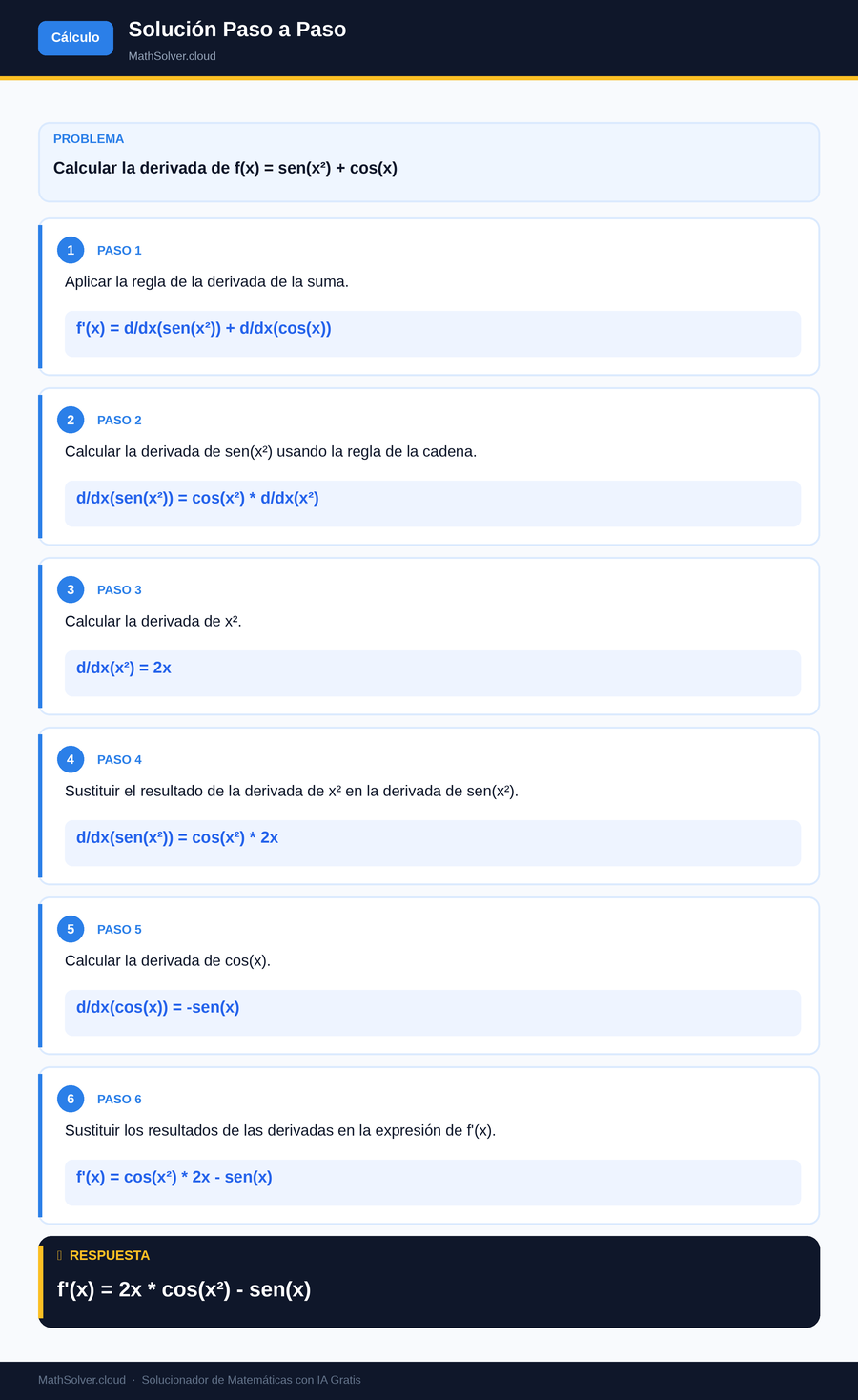 MathSolver resolviendo el ejemplo 2 — Cálculo